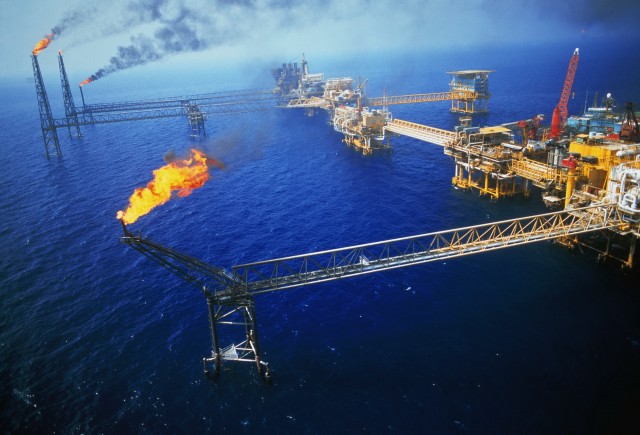 emex Offshore Oil Rigs in the Gulf of Mexico