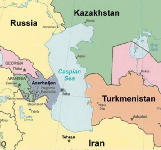 Kaspii Karta Map