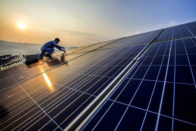 Китай солнечная энергетика солнечная электростанция ВИЭ
