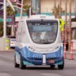 В Лас-Вегасе вышел на маршрут первый в США беспилотный электробус