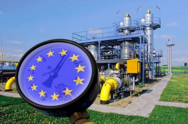 ЕС Экспорт газа Газпром