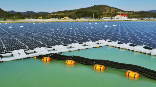 Плавучая солнечная электростанция ПСЭС Аньхой Китай